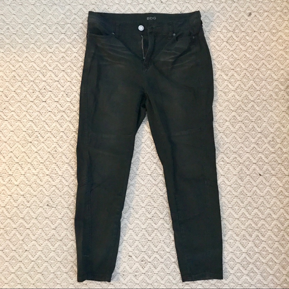 BDG low slung moto skinny jeans